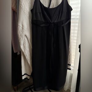 CHANEL Black Satin Garment